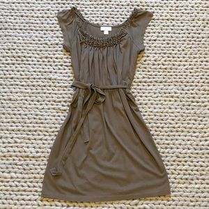 LOFT Tie-Waist Dress